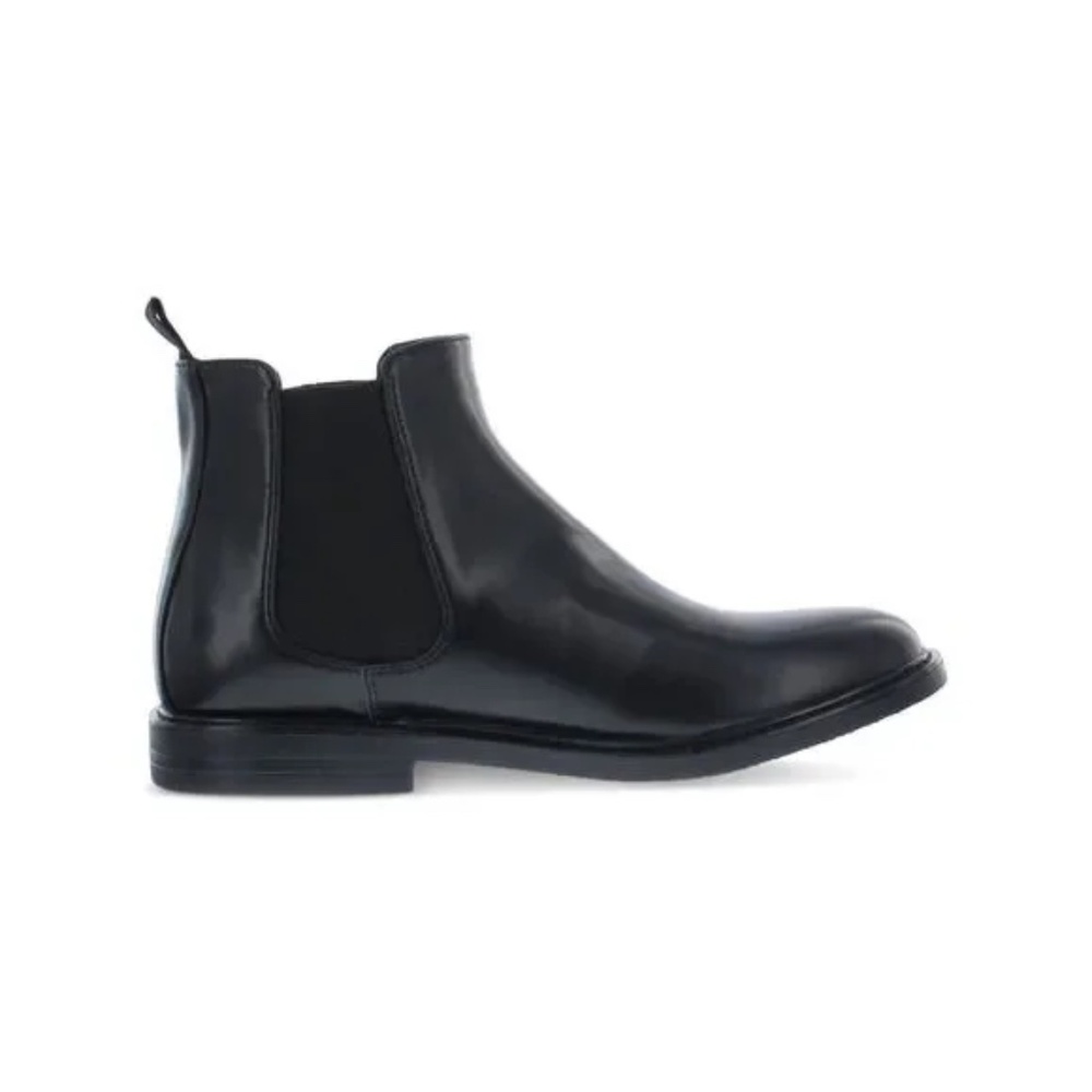 KENNETH COLE REACTION Black 'Ely' Round Toe Slip On Chelsea Boots NWT 10.5